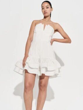 NWT De Loreta Festivo Dress White